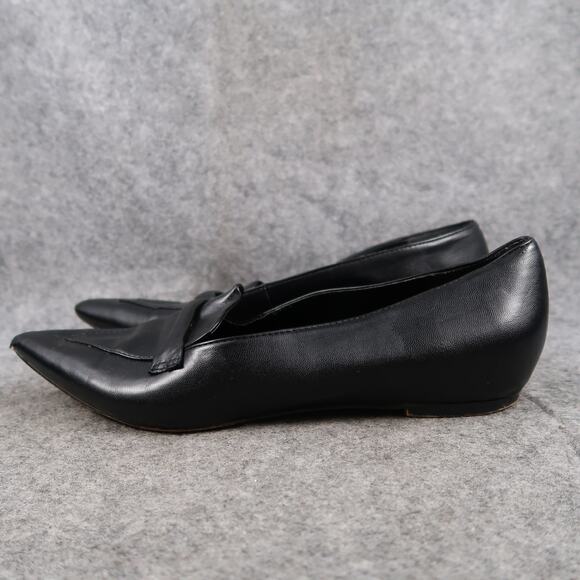 Nordstrom Rack Shoes Womens 9 Loafers Pointed Toe Slip On Classic Career Flats - Picture 4 of 12